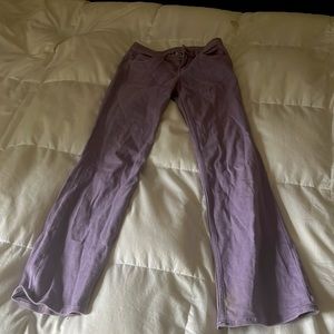 Purple Flared Leggings